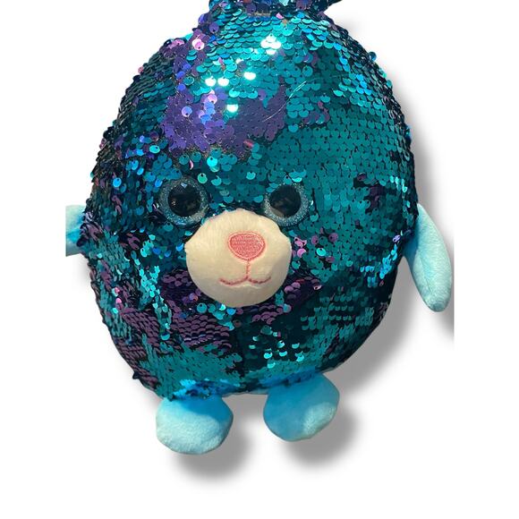 Walmart Ways to Celebrate Plush Bunny Rabbit Sequin Easter Stuffed Animal 12” - Picture 10 of 13